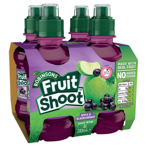 fruit shoot apple blackcurrant kids juice drink