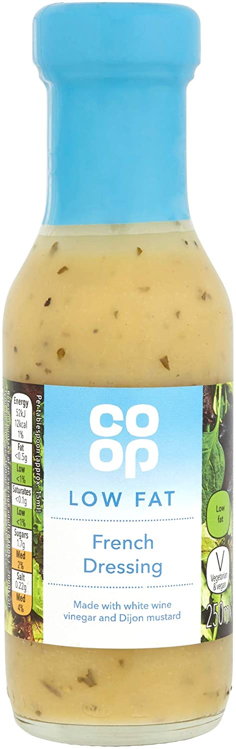 co op low fat french dressing 250ml