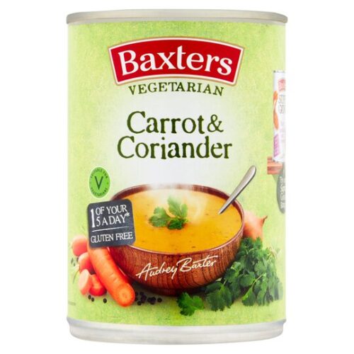 baxter vegetarian carrot coriander 400g