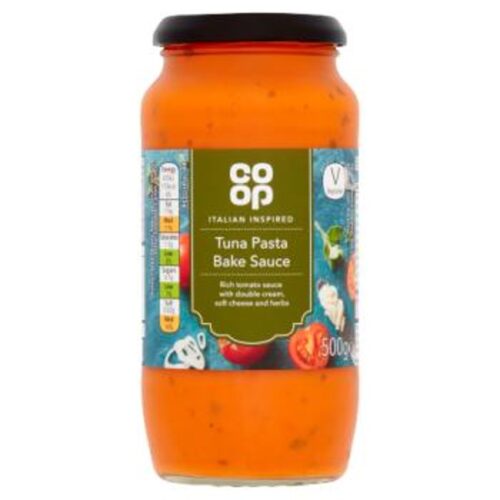 co op italian inspired tuna pasta bake sauce 500g 1