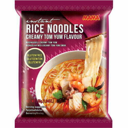 rice noodles creamy tom yum
